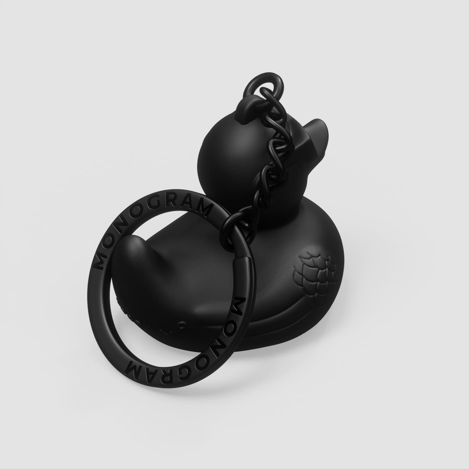 Брелок уточка в очках Monogram 1024