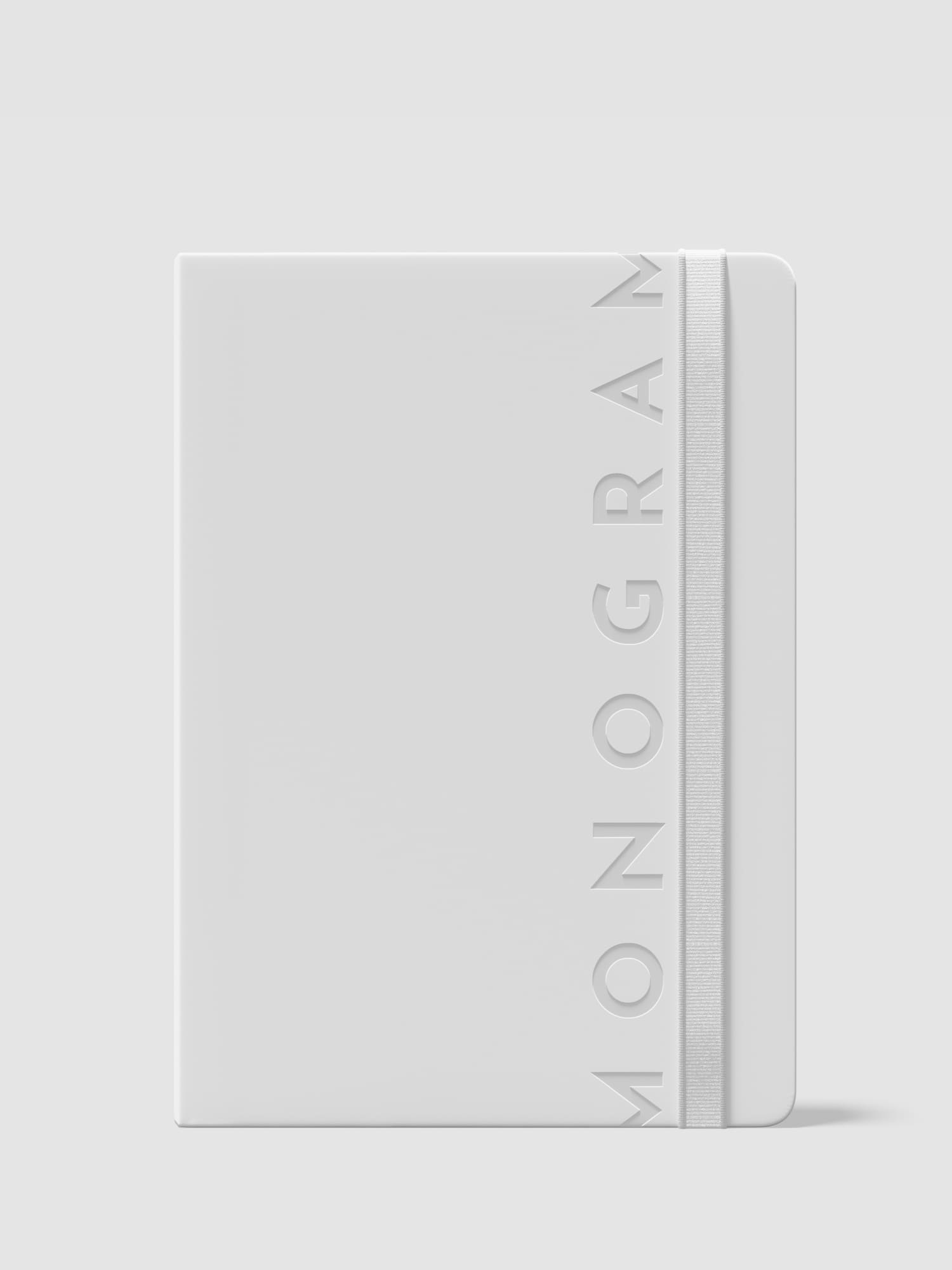 Блокнот Monogram 4031, А5 белый
