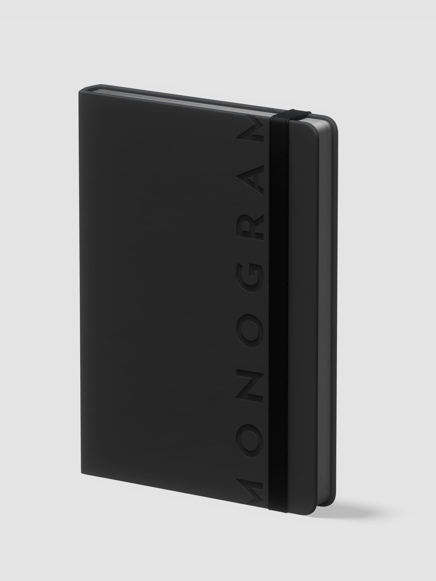 Блокнот Monogram 403, А5 черный